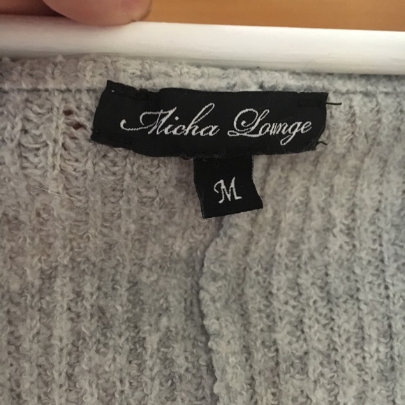 Grey Ballerina cardigan with pearl buttons - Picture 2 of 4